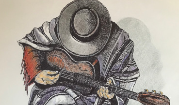 Drawing - Stevie Ray